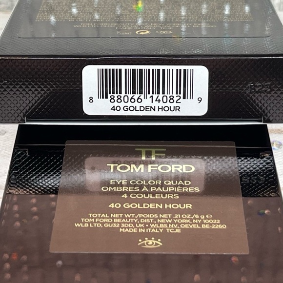 Tom Ford Eye Color Quad Eyeshadow Palette, 40 Golden Hour, New In Box - Picture 6 of 8